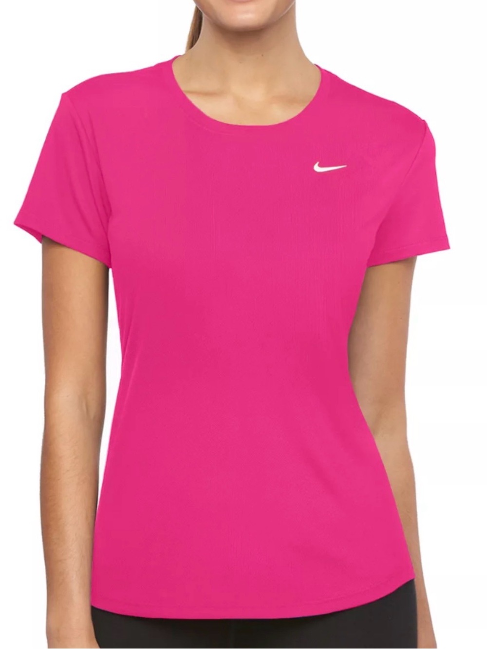 Nike Challenger Dri-FIT Performance T-Shirt | Pink | Size M